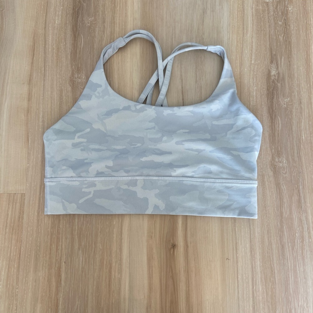 Lululemon Gray Camo Sports Bra - Picture 2 of 4